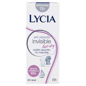 Image of Lycia Invisible Fast Dry - Deodorante Gel 30 ml 8058664044924