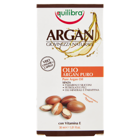 Image of Equilibra Argan Olio Argan Puro Viso Unghie Capelli 30 ml 8000137013050