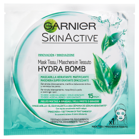 Image of Garnier SkinActive Hydra Bomb Maschera Super Idratante Opacizzante per Pelli Miste o Grasse 1 pz 32 g 3600541944695