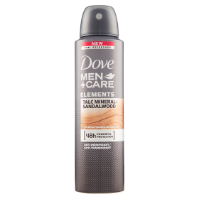 Image of Dove Men + Care Talc Mineral & Sandalwood Spray 150 ml 8710908554094