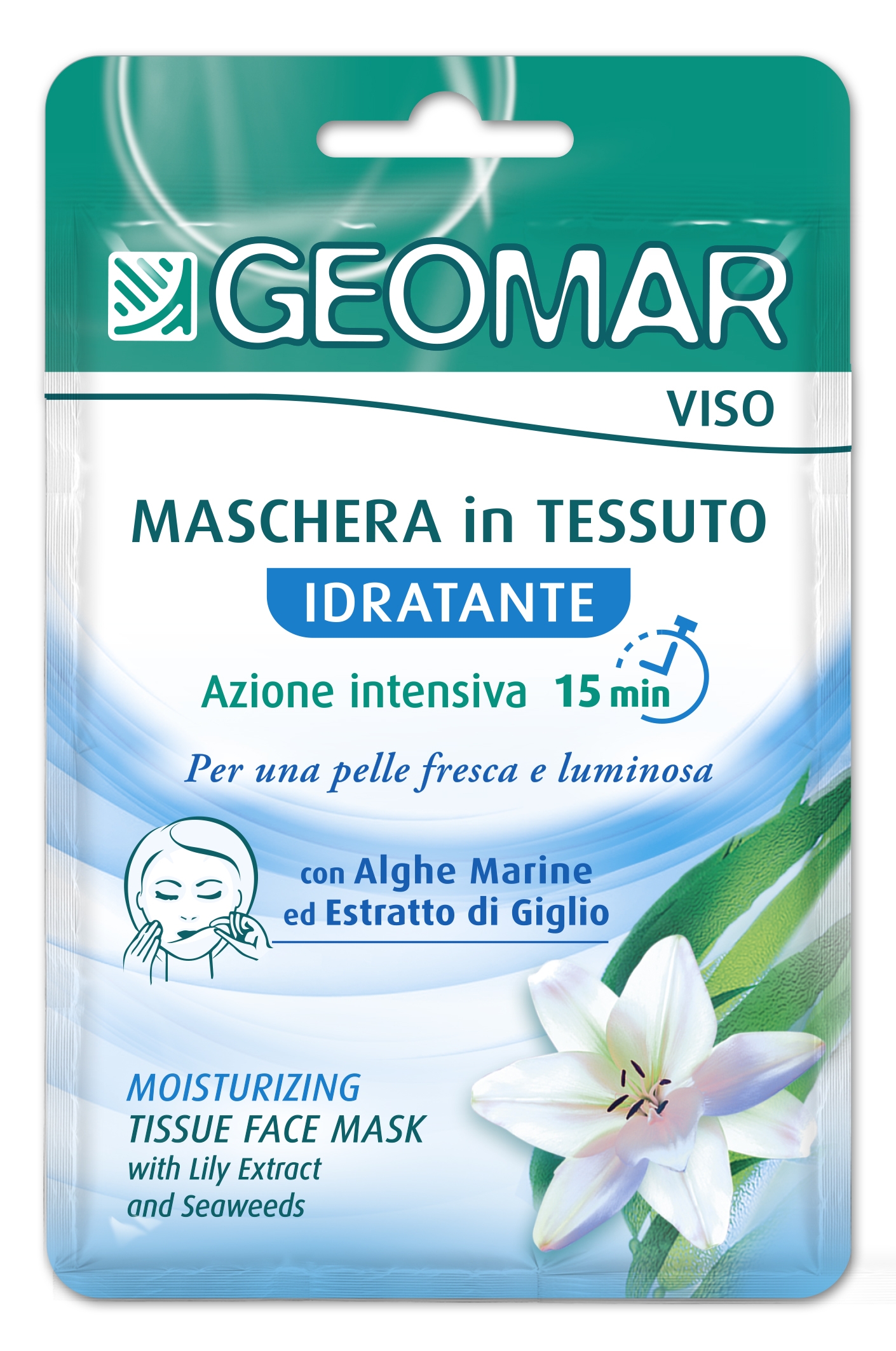 Image of Geomar Maschera in Tessuto Idratante Viso 8003510029549