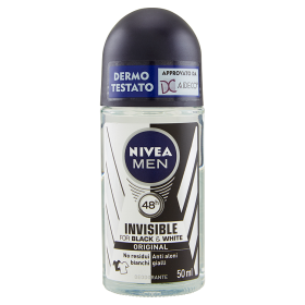 Image of Nivea Men Invisible for Black & White Original - Deodorante Roll-On 50 ml 4005900388674