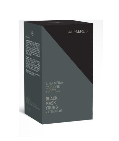 Image of Almarés Black Peel-off Mask Young 85 ml + Attivatore 45 ml 8051566425778
