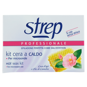 Image of Strep Professionale Kit Cera a Caldo 100 g 8002340009394