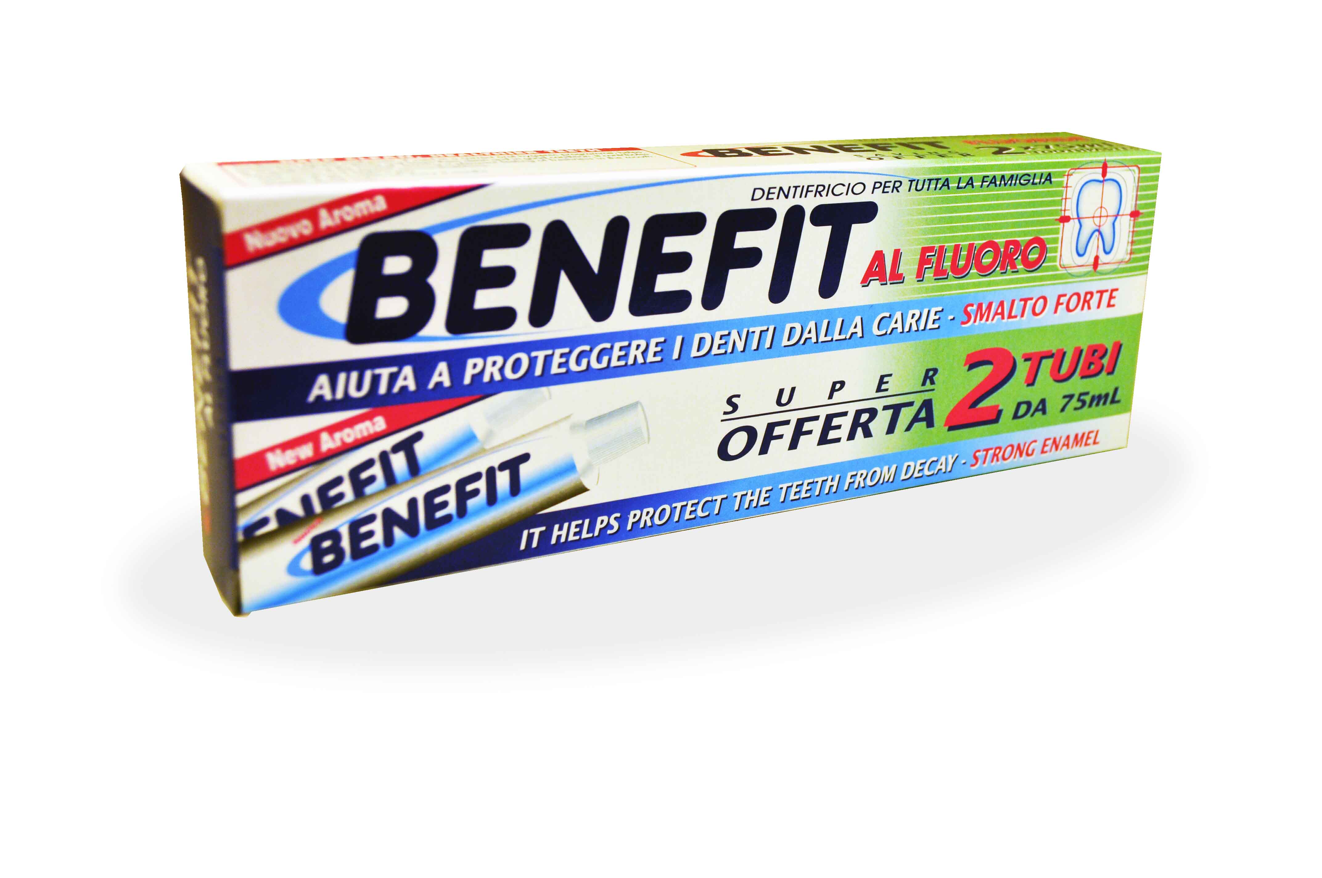 Image of Benefit Dentifricio Benefit 2 Confezioni 75 ml 8000630040140