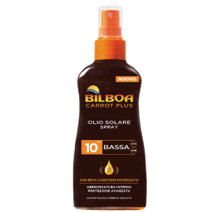 Image of Bilboa Carrot Plus Olio Solare Spray SPF 10 200 ml 8002410020762