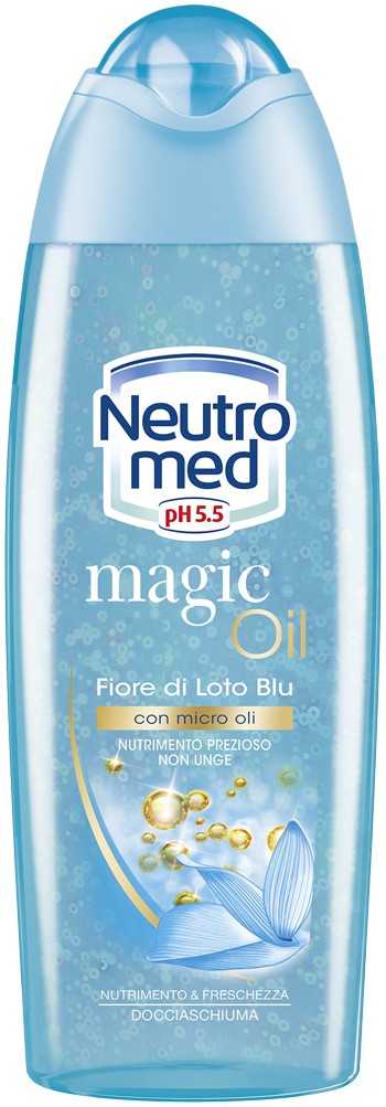Image of Neutromed Docciaschiuma Magic Oil Fiore di Loto Blu 250 ml 8015700154917