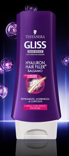 Image of Testanera Gliss Hyaluron Hair Filler - Balsamo 200 ml 8015700156553