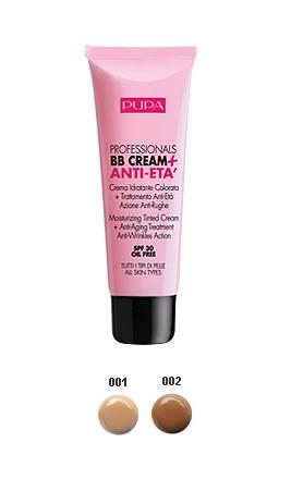 Image of Pupa Professionals BB Cream + Anti-Età - Crema Colorata 001 Nude 8011607230419