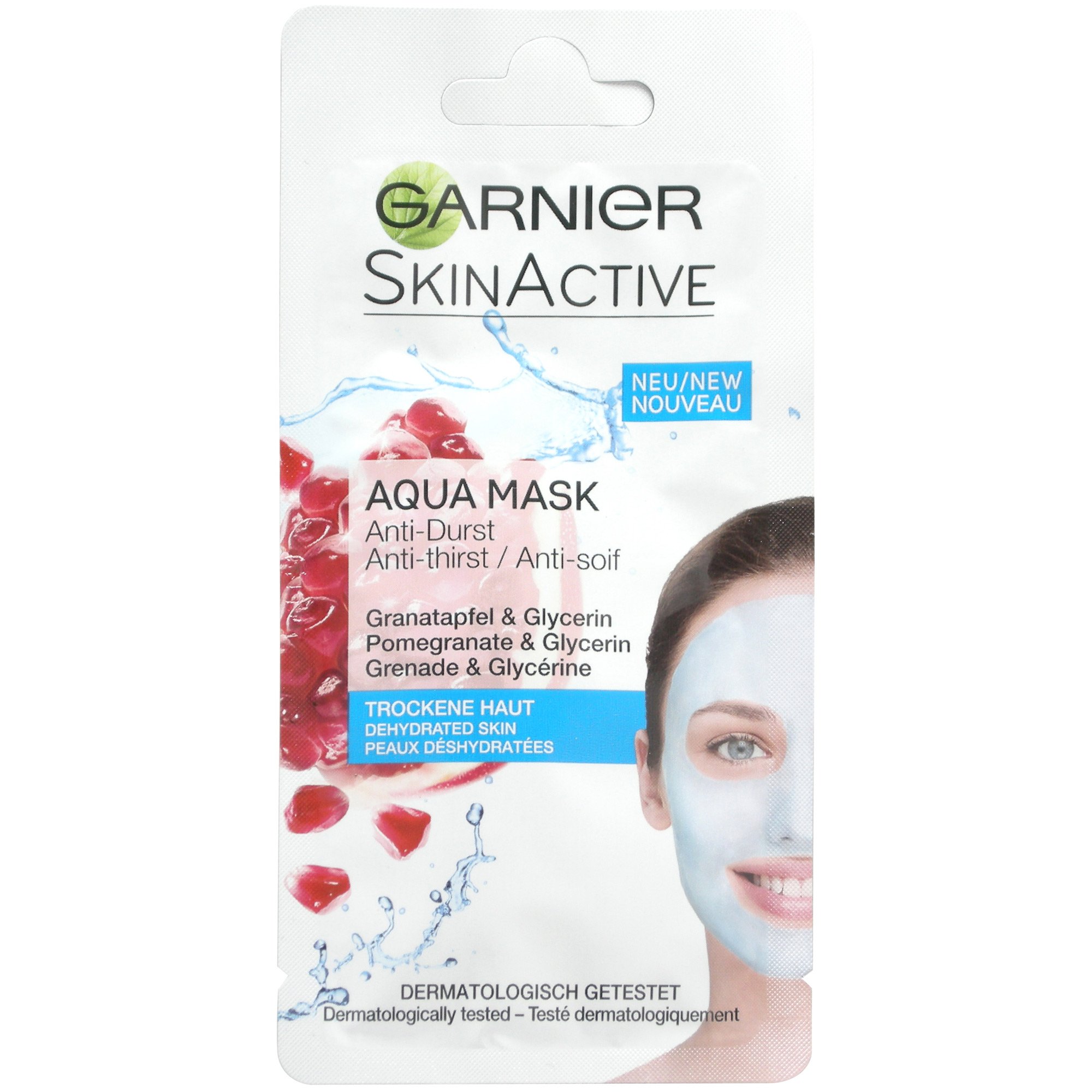 Image of Garnier Aqua Mask - Maschera Monodose Anti-Sete per Pelli Disidratate 3600542032544