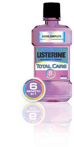 Image of Listerine Colluttorio Total Care 6 Benefici In 1 Protezione Totale 2 Flaconi 500 Ml+ 500Ml 3574660657920