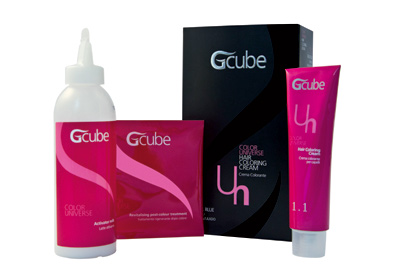 Image of Gcube Color Universe Hair Coloring Cream - Crema Colorante 1.1 Nero Blu 8054181910582