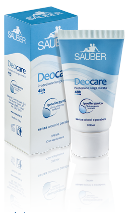 Image of Sauber Deodorante Deocare Crema Protezione Lunga Durata 48 H. 30 Ml 8004373075353