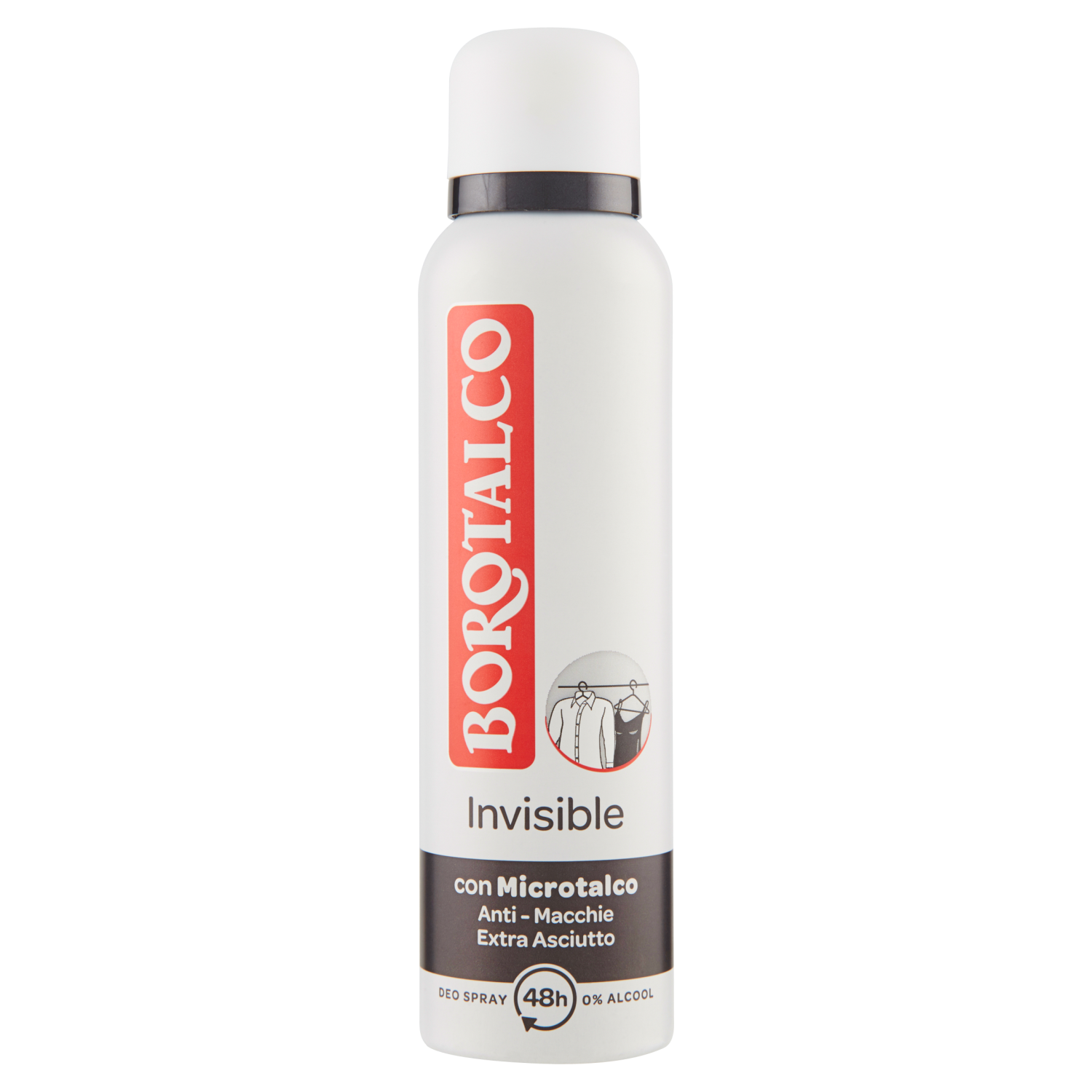 Image of Borotalco Deodorante invisible 0% alcool - spray 150 ml 8002410043457
