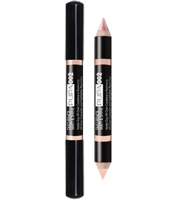 Image of Pupa Duo Pencil Matt & Shine - Matita Sopracciglia 002 Matt&Shine Rose 8011607271283
