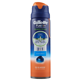 Image of Gillette Fusion Proglide Sensitive Gel 2in1 Cool & Fresh - Gel da Barba 170 ml 7702018357642
