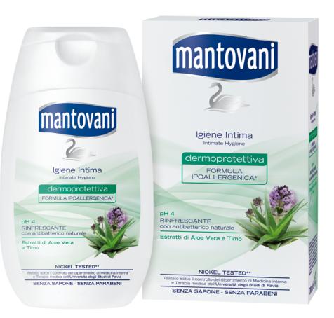 Image of Mantovani Igiene Intima Rinfrescante pH 4 200 ml 8002340010390