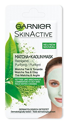 Image of Garnier Matcha+Kaolin Mask - Maschera Monodose Purificante per Pelli Miste o Grasse 3600542032568