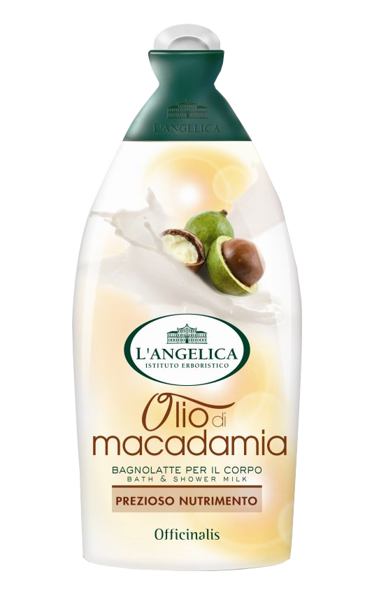 Image of L´Angelica Olio di Macadamia - Bagnoshiuma 500 ml 8017331045473