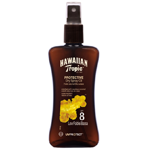 Image of Hawaiian Tropic Protective Dry Spray Oil SPF 8 - Olio Solare Protettivo 200 ml 5099821009977