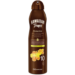 Image of Hawaiian Tropic Protective Spray Oil SPF 10 180 ml 5099821001742
