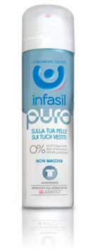 Image of Infasil Puro Deodorante Spray 150 ml 8000036016350