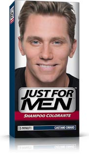 Image of Just for Men Shampoo Colorante Per Uomo Castano Chiaro 5010934002327