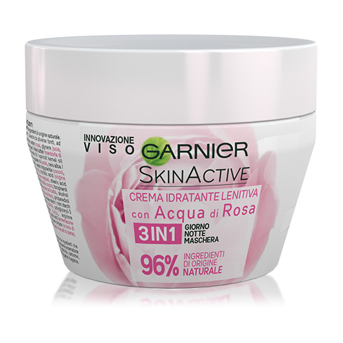 Image of Garnier Skin Active Crema Idratante Lenitiva Con Acqua Di Rosa 150 ml 3600542068451