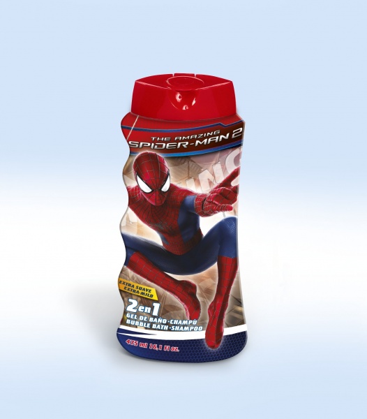Image of Disney Spiderman - Bubblebath & Shampoo 475 ml 8412428025237