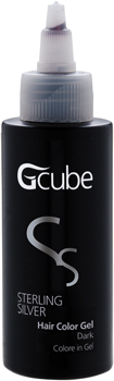 Image of Gcube Sterling Silver Hair Color Gel - Colore in Gel Dark 100 ml 8054181910124