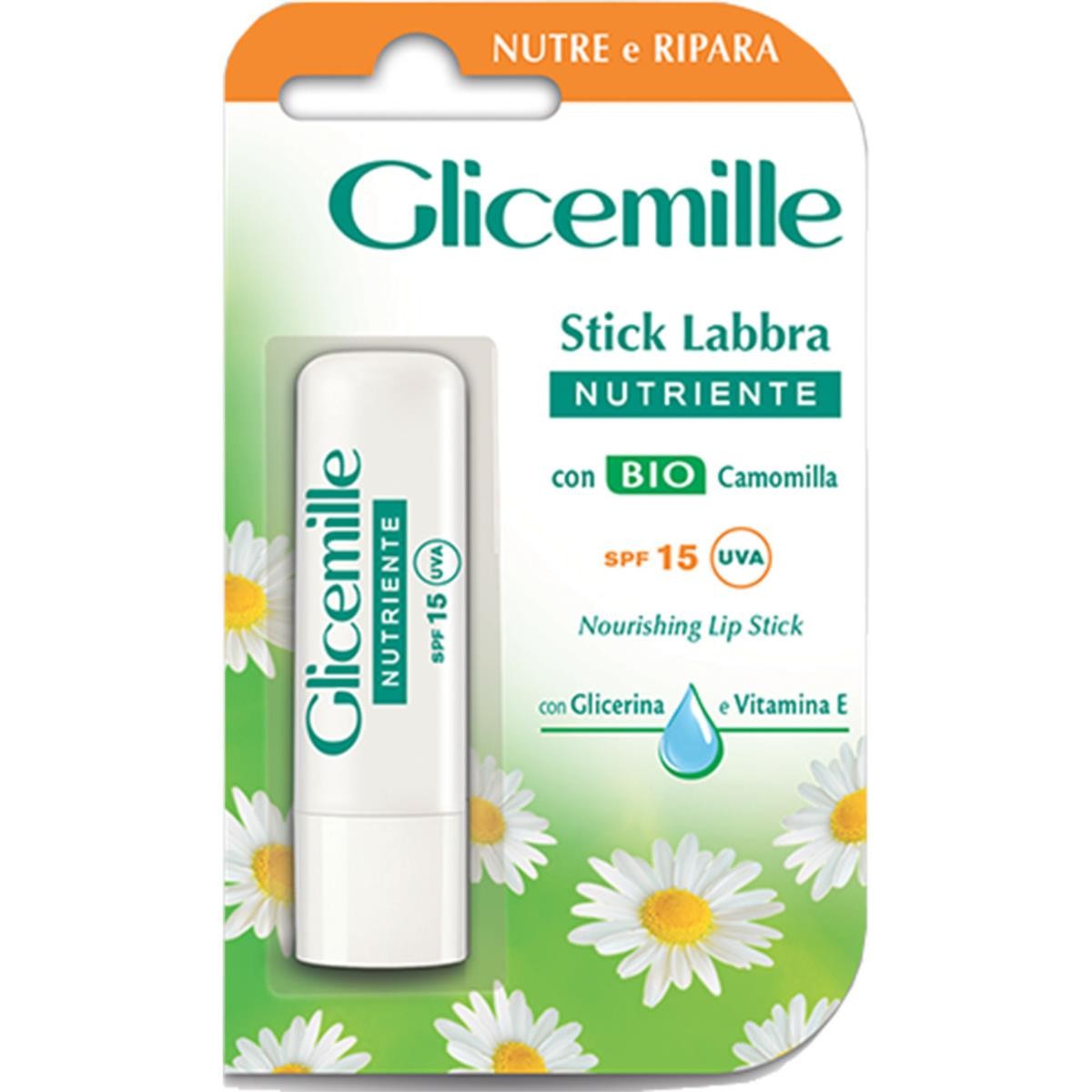 Image of Glicemille Stick Labbra Nutriente SPF 15 8003510028818