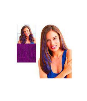 Human Hair Strips - Ciocche Colorate Purple/Viola
