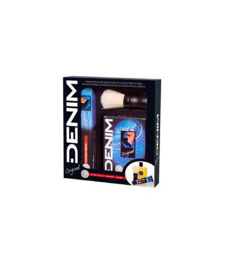 Cofanetto Denim Original - After Shave 100 ml + Shaving Cream 100 ml + Pennello con Manico Nero