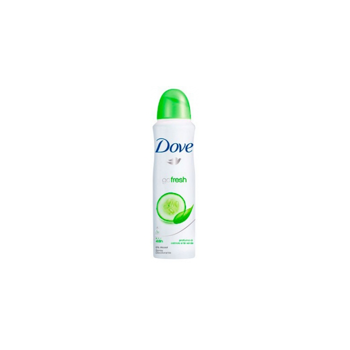 Dove Deodorante Spray Go Fresh 150 Ml Senza Alcool Fragranza Al Cetriolo E  Tè Verde - Idea Bellezza