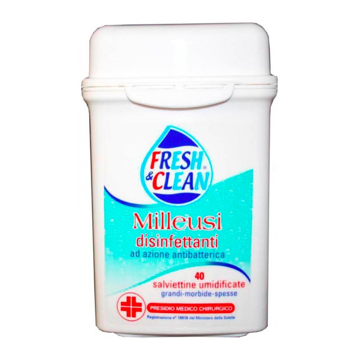 Fresh&Clean Salviettine Disinfettanti 40 pz - Idea Bellezza