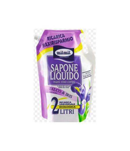 Sapone Liquido Busta Ricarica Talco 2 Lt