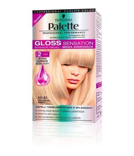 Palette Gloss Sensation - Colorazione per Capelli 10-51 Cioccolato Bianco