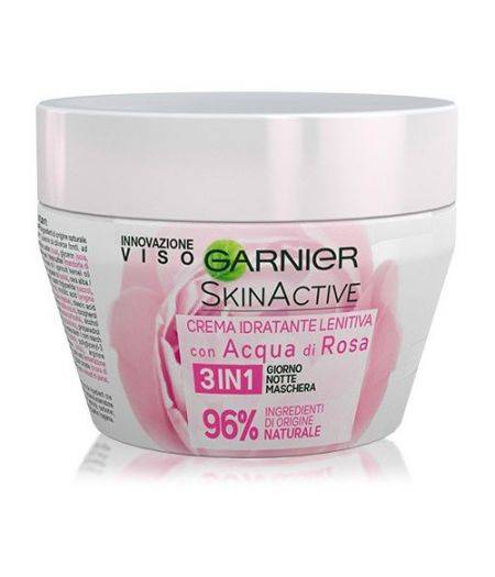 Skin Active Crema Idratante Lenitiva Con Acqua Di Rosa 3in1 150 ml