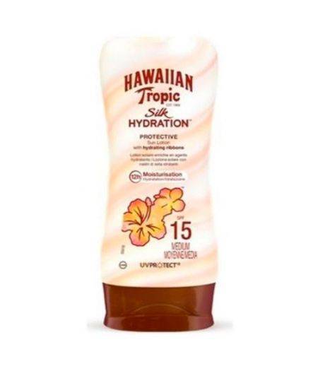 Hawaiian Tropic Silk hydration protective lotion spf 15 protezione solare 180 ml
