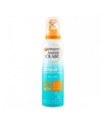 Garnier Ambre Solaire Spray Nebulizzatore Protettivo e Rinfrescante con Acqua Solare UV IP50 200 ml
