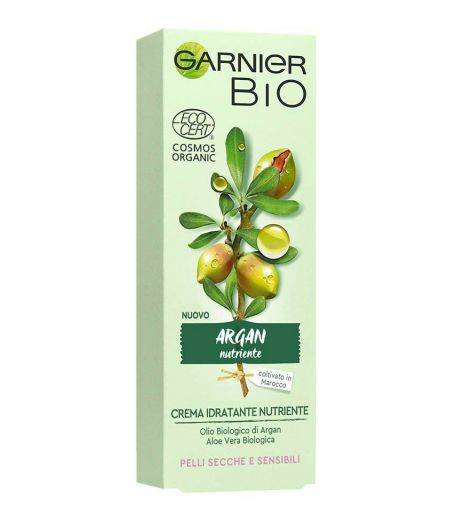 Garnier Bio Crema VISO Idratante NUTRIENTE Argan Pelli Secche e Sensibili 50 ml