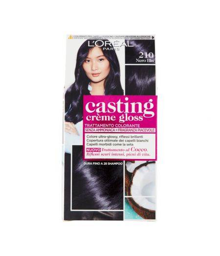 Tinta  Per Capelli Casting Creme Gloss Senza Ammoniaca N210 Nero Blu