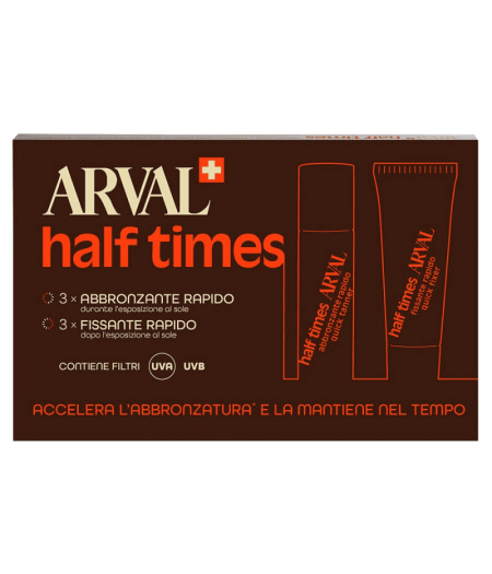 Arval Half Times 3 fl. 10 ml + 3 tb. 10 ml Autoabbronzante 10ml