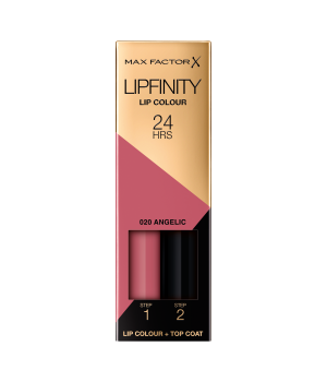 Max Factor - Lipfinity Lip Colour - Rossetto Lunga Durata e Gloss Idratante con Applicazione Bifase