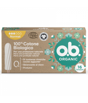 Organic Normal 16 Pz 100% Cotone Biologico