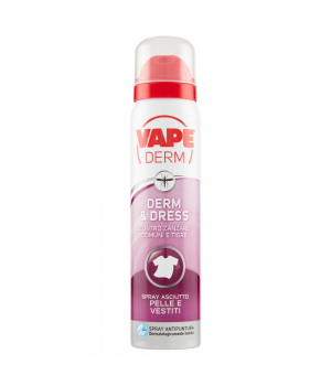 Vape Derm & Dress Fragranza Soft spray protezione zanzare 100 Ml