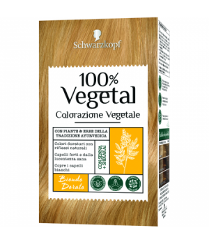 SCHWARZKOPF 100% VEGETAL COLORAZIONE VEGETALE BIONDO DORATO