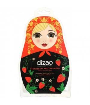 DIZAO Maschera Viso Nera Rassodante Fragole Collagene 25 Gr