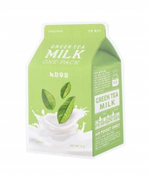 Milk One-Pack Green Tea Sheet Mask Maschera Viso