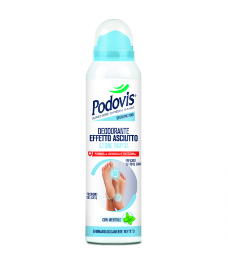 Podovis Spray deodorante piedi azione anti-odore 150 ml